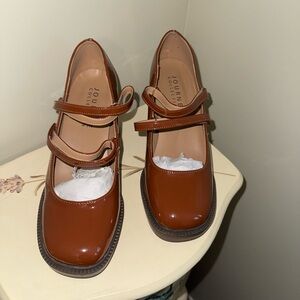 Journee Collection Brown Dress Shoes “Mary Jane Style”